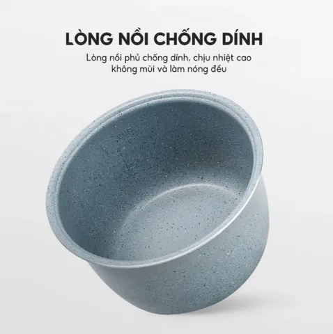 Nồi Cơm Điện Lebenlang LBL1936 700W 1.8L - Đa Chức Năng Hầm, Hấp, Luộc, Nấu Cháo, Thiết Kế Sang Trọng, Thích Hợp 4-6 Người