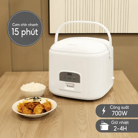 Nồi cơm điện Lebenlang LBL0588 Đức 1.8L - Đa chức năng hấp, hầm, luộc, 700W cho gia đình 4-6 người