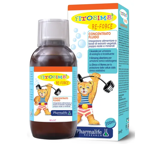 Siro Fitobimbi Re-Force Tăng Cường Đề Kháng Cho Bé - Bổ Sung Vitamin & Khoáng Chất Thiết Yếu, Hỗ Trợ Khỏe Mạnh, Ít Ốm Vặt