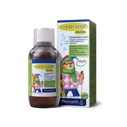 Siro Ho Fitobimbi Broncamil 200ml - Hỗ Trợ Giảm Ho và Đờm Cho Bé Từ 6 Tháng Tuổi, Thành Phần Tự Nhiên An Toàn
