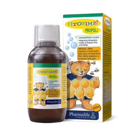 Siro Ho Fitobimbi Propoli 200ml - Hỗ Trợ Giảm Ho, Làm Dịu Họng Cho Trẻ Em Và Người Lớn, Dược Thảo Tự Nhiên