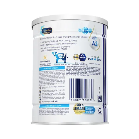 Sữa Enfamil A2 Neuropro 1 350g - Sữa công thức cho trẻ 0-6 tháng, dễ tiêu hóa, hỗ trợ phát triển trí não và thị giác.