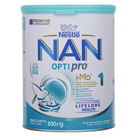 Sữa Nan Nga Optipro 1 Nestle 800g - Sữa công thức cho bé từ 0-6 tháng tuổi với công thức dinh dưỡng đặc biệt, hỗ trợ phát triển trí não và miễn dịch