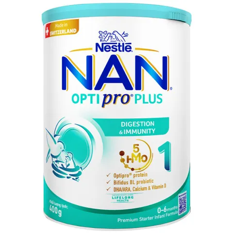 Sữa Nan Việt Optipro Plus 1 Nestle - Sữa công thức dinh dưỡng cho trẻ từ 0 - 6 tháng tuổi, hỗ trợ đề kháng và tiêu hóa tốt