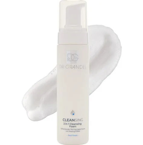 Sữa Rửa Mặt Tạo Bọt 2in1 Dr.Grandel Cleansing Foam 200ml - Tẩy Tế Bào Chết, Ngăn Ngừa Mụn, Làm Sạch Sâu cho Da Dầu