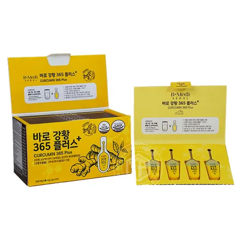 Tinh Chất Nghệ Nano Curcumin 365 Plus B-Medi Hàn Quốc - Hỗ Trợ Tiêu Hóa, Làm Đẹp Da, Tăng Cường Miễn Dịch, Hộp 32 Tépx3g