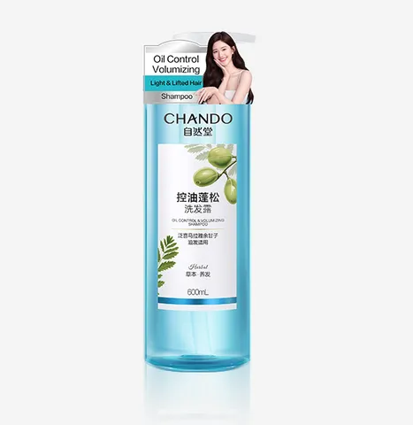 Dầu Gội Chando Himalaya Hỗ Trợ Kiểm Soát Dầu & Tăng Độ Phồng Tóc - Sạch Sâu, Thư Giãn, Chai 600ml