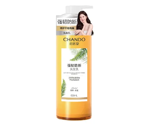 Dầu Gội Chando Himalaya Ngăn Gãy Rụng & Phục Hồi Tóc - Chai 600ml Dưỡng Tóc Chắc Khỏe, Chống Rụng, Phù Hợp Da Đầu Nhạy Cảm