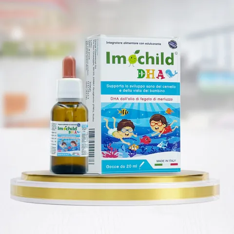 Siro Imochild DHA - Bổ Sung DHA Cho Não Bộ Và Thị Lực, Dễ Uống Dành Cho Trẻ Từ 6 Tháng Tuổi - Hỗ Trợ Phát Triển Trí Não Trẻ Em