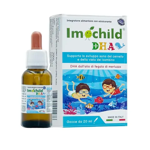 Siro Imochild DHA - Bổ Sung DHA Cho Não Bộ Và Thị Lực, Dễ Uống Dành Cho Trẻ Từ 6 Tháng Tuổi - Hỗ Trợ Phát Triển Trí Não Trẻ Em