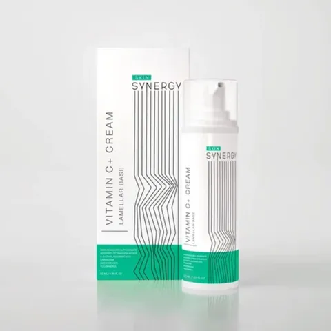 Kem Dưỡng Sáng Da Skin Synergy Vitamin C + Cream 50ml - Cải Thiện Kết Cấu Da, Khóa Ẩm, Dưỡng Ẩm Mịn Màng, Phù Hợp Mọi Loại Da