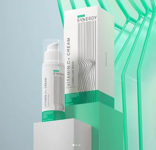 Kem Dưỡng Sáng Da Skin Synergy Vitamin C + Cream 50ml - Cải Thiện Kết Cấu Da, Khóa Ẩm, Dưỡng Ẩm Mịn Màng, Phù Hợp Mọi Loại Da