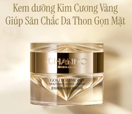 Kem Dưỡng Trẻ Hóa Da Chando Himalaya Gold Diamond 55g - Collagen Tăng Cường Độ Săn Chắc, Dưỡng Da Anti-aging