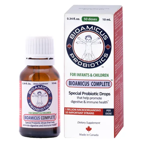 Men Vi Sinh BioAmicus Complete 10 Chủng - Hỗ Trợ Tiêu Hóa và Miễn Dịch Cho Trẻ, Dạng Nhỏ Giọt Tiện Lợi 10ml