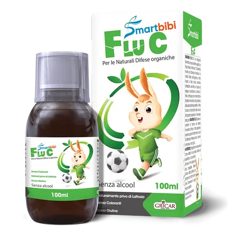 Siro Smartbibi Flu C 30ml - Hỗ Trợ Tăng Đề Kháng, Giảm Cảm, Bảo Vệ Đường Hô Hấp, Dành Cho Trẻ Nhỏ và Người Lớn