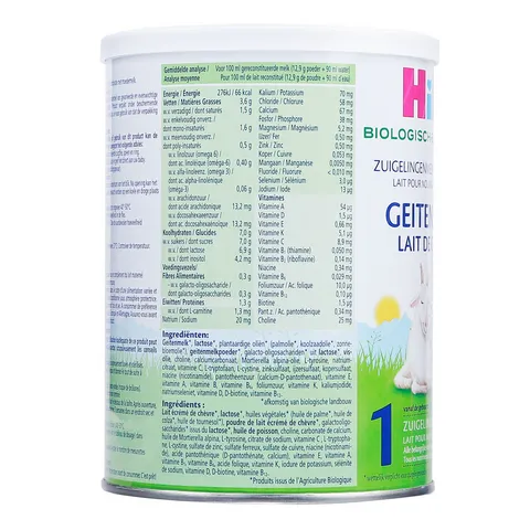 Sữa dê HiPP Organic 1 cho bé 0-6 tháng tuổi 400g - Sữa công thức hữu cơ từ sữa dê, dễ tiêu hóa, hỗ trợ phát triển toàn diện cho trẻ.