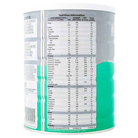Sữa dê Nature One Dairy Goat 3 cho bé từ 1-3 tuổi - Dinh dưỡng cao cấp, hỗ trợ tiêu hóa và miễn dịch, hộp 800g.