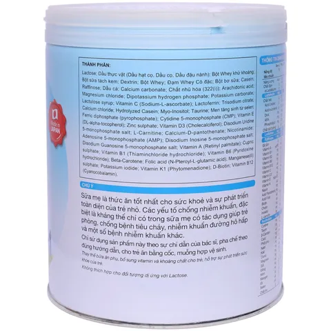 Sữa Morinaga Hagukumi 1 cho bé 0-6 tháng tuổi - Hộp 800g, Bổ sung Lactoferrin, Hỗ trợ Phát triển Trí Não và Tiêu Hóa Tốt