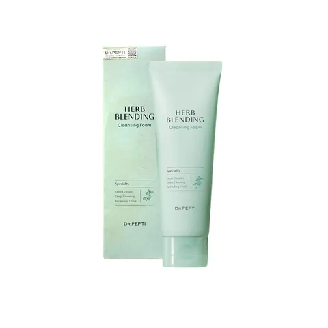 Sữa Rửa Mặt Bạc Hà Trà Xanh Dr.Pepti Herb Blending 110ml - Làm Sạch Nhẹ Nhàng, Ngăn Tiết Dầu, Phù Hợp Với Mọi Loại Da