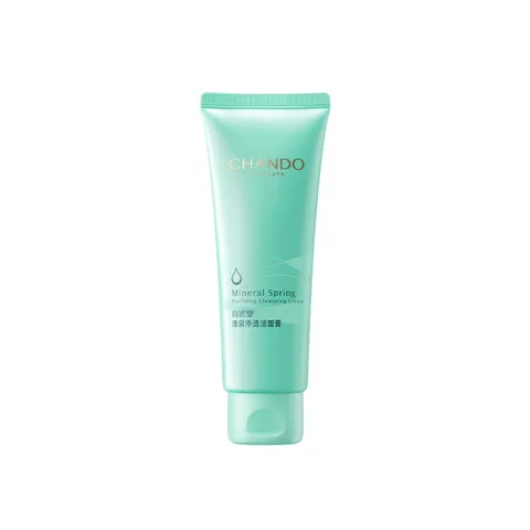 Sữa Rửa Mặt Cấp Ẩm Chando Himalaya Mineral Spring 125g - Kem Làm Sạch Da, Cấp Ẩm, Không Gây Khô Căng Da