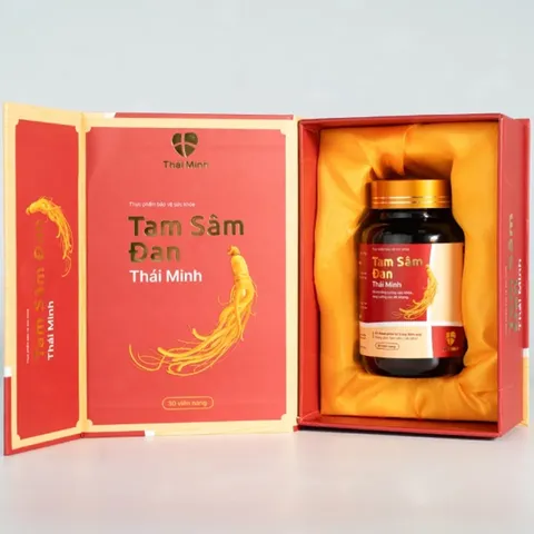 Tam Sâm Đan Thái Minh - Hỗ Trợ Tăng Cường Sức Khỏe & Sức Đề Kháng, Thực Phẩm Chức Năng, Hộp 30 Viên, Xuất Xứ Việt Nam