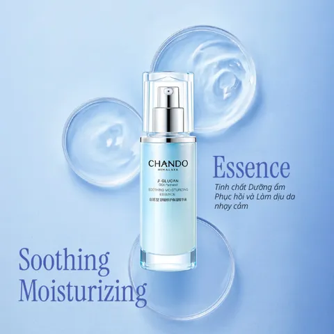 Tinh Chất Dưỡng Ẩm Phục Hồi Da Chando Himalaya - Soothing Moisturizing Essence 45ml Cho Da Nhạy Cảm, Thiếu Nước, Mềm Mại, Tươi Tắn