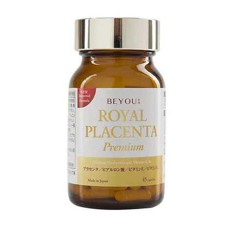 Viên Uống Làm Đẹp Da Waki Beyou Royal Placenta - Hỗ Trợ Cải Thiện Sắc Da, Duy Trì Độ Ẩm và Đàn Hồi, Xuất Xứ Nhật Bản