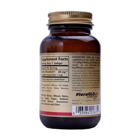 Viên Uống Hỗ Trợ Mắt Solgar Lutein 20mg - Bảo Vệ Thị Lực Khỏe Mạnh, Ngăn Ngừa Tác Hại Ánh Sáng Xanh - Sống Khỏe, Sống Đẹp