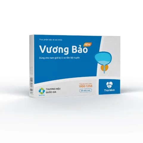Viên uống Vương Bảo Thái Minh cho nam giới - Hỗ trợ sức khỏe tuyến tiền liệt từ thảo mộc tự nhiên - Hộp 20 viên
