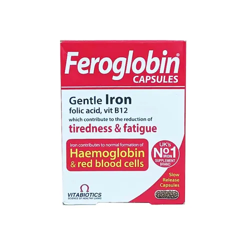 Viên Sắt Feroglobin B12 - Bổ Máu An Toàn, Tăng Cường Sức Khỏe và Khả Năng Hấp Thụ Dinh Dưỡng - Hộp 30 Viên