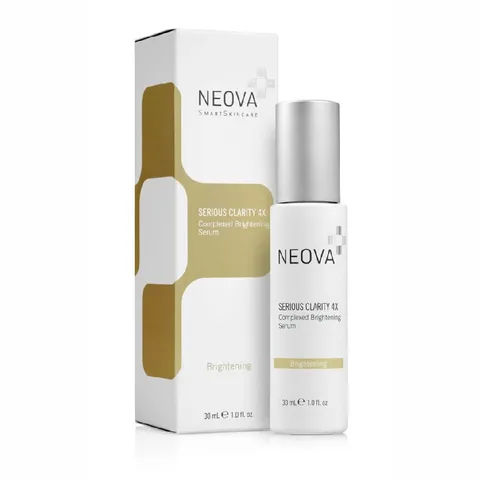 Serum Dưỡng Trắng Da Neova Serious Clarity 4x - Làm Đều Màu Da, Giảm Thâm Nám, Tàn Nhang, Chai 30ml Mỹ Phẩm Cao Cấp