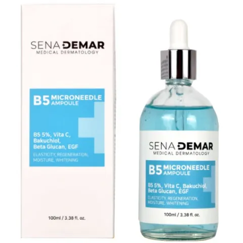 Serum Sena Demar B5 Microneedle Ampoule - Chăm Sóc Da Hàn Quốc Dưỡng Ẩm Sâu, Phục Hồi Da Khô Nhạy Cảm 100ml