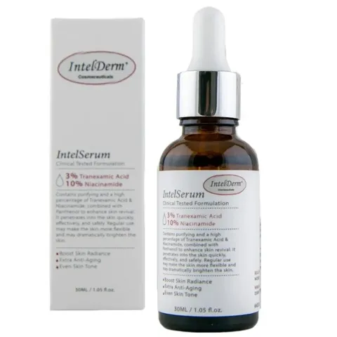Tinh Chất Dưỡng Sáng Da Intelderm Serum Niacinamide 10% - Mờ Thâm Nám, Cải Thiện Màu Da, Chống Oxy Hóa, Dưỡng Ẩm Thẩm Thấu Nhanh