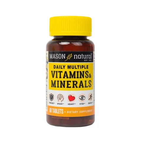 Viên Bổ Sung Vitamin Tổng Hợp Mason Natural Daily - Hộp 60 Viên Giúp Tăng Cường Sức Khỏe & Miễn Dịch Ấn Tượng
