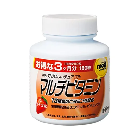 Viên nhai bổ sung vitamin tổng hợp Orihiro Multivitamin của Nhật