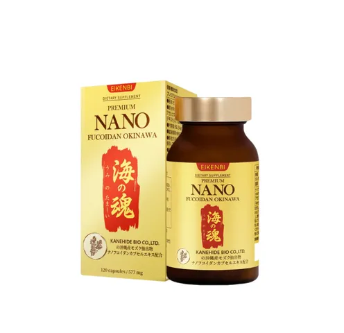 Viên uống Nano Fucoidan Okinawa Eikenbi - Tảo Nâu Bổ Sung Sức Khỏe, Tăng Cường Miễn Dịch, Hỗ Trợ Phục Hồi Sau Can Thiệp Y Tế