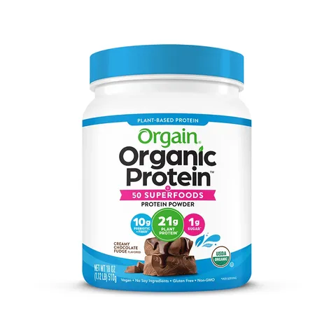 Bột Protein Hữu Cơ Orgain Organic Protein & Superfoods Vani 2.7LB - Dinh Dưỡng Hỗ Trợ Tăng Cơ và Tăng Cân, Hương Vị Ngon, Chất Lượng Cao
