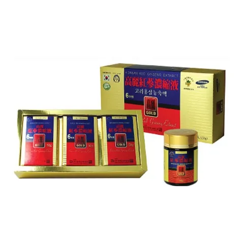 Cao Hồng Sâm Nguyên Chất Dongwon Hàn Quốc - Tinh Chiết Nhân Sâm 6 Năm Tuổi Hỗ Trợ Sức Khỏe và Làm Đẹp Da, Hộp 3 Lọ x 50g