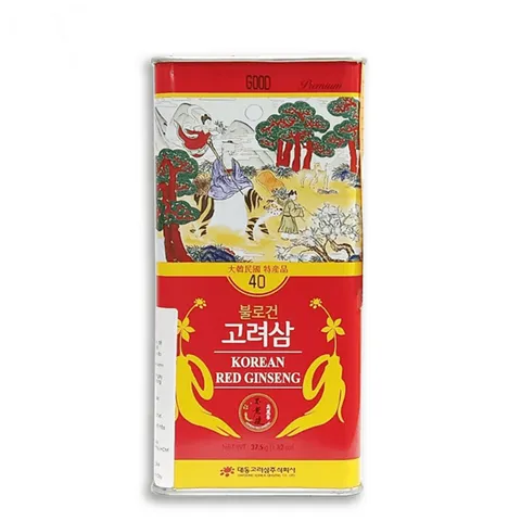 Hồng Sâm Củ Khô Daedong Hàn Quốc 37.5g - Hộp Thiếc Chất Lượng, Bổ Sung Sức Khỏe, Tăng Đề Kháng, Giảm Căng Thẳng