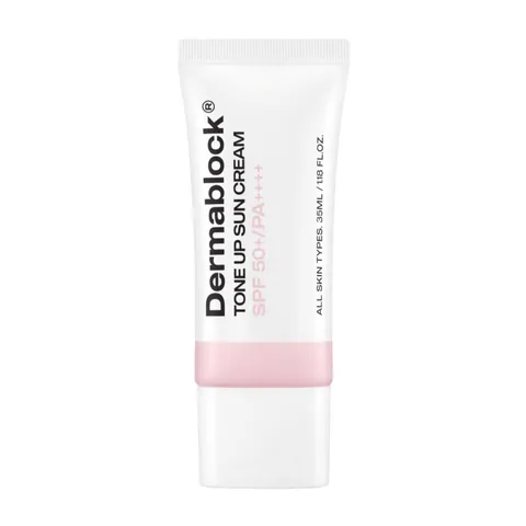 Kem Chống Nắng Nâng Tông Dermablock Tone Up Sun Cream SPF 50+ - Bảo Vệ Da Tối Ưu, Hiệu Ứng Sáng Hồng Tự Nhiên, 35ml