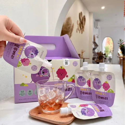 Nước Ép Việt Quất Cho Trẻ Em Chunho Ncare Baby Hàn Quốc - Giàu Vitamin C, Tăng Cường Sức Đề Kháng và Nâng Cao Trí Nhớ