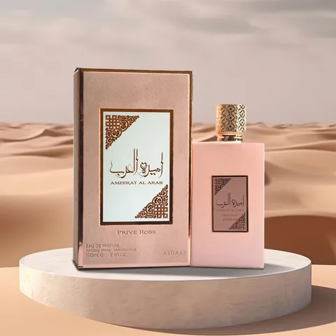 Nước Hoa Nữ Asdaaf Ameerat Al Arab Prive Rose EDP 100ml - Hương Hoa Cỏ Trái Cây Sang Trọng, Quyến Rũ, Gợi Cảm 2023