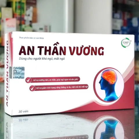 Viên An Thần Vương - Hỗ Trợ Giấc Ngủ Từ 8 Loại Thảo Mộc Thiên Nhiên, Giúp Ngủ Sâu và An Thần - Hộp 30 Viên