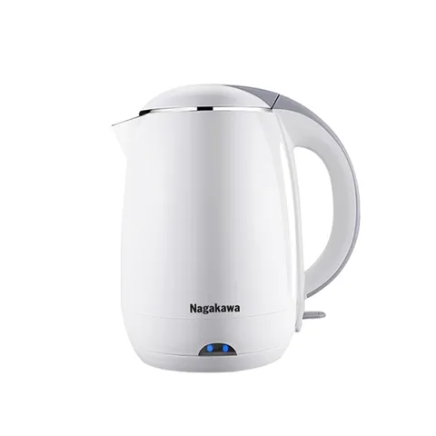 Ấm Siêu Tốc Nagakawa NAG0314 - Dung Tích 1.8L, Thiết Kế Inox 304, Công Suất 1800W, Đun Nước Nhanh, An Toàn và Tiện Ích