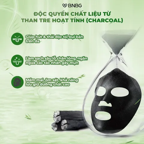 Hộp 10 Mặt Nạ Tràm Trà BNBG Vita Tea Tree Healing - Dưỡng Ẩm, Giảm Mụn, Làm Sáng Da cho Mọi Loại Da