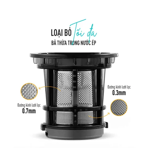 Máy Ép Chậm Nagakawa NAG0818 - Công Suất 200W, Ép Nguyên Quả, Thiết Kế Nhỏ Gọn, Giữ 98% Dưỡng Chất, Vệ Sinh Dễ Dàng