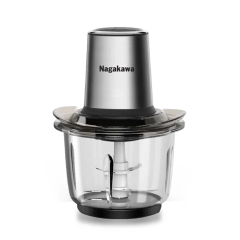 Máy Xay Thịt Nagakawa NAG0812 - Công Suất 400W, Cối Thủy Tinh Bền Đẹp, Lưỡi Dao Inox 304, Dễ Dàng Vệ Sinh, Thích Hợp Xay Thịt, Rau Củ, Gia Vị