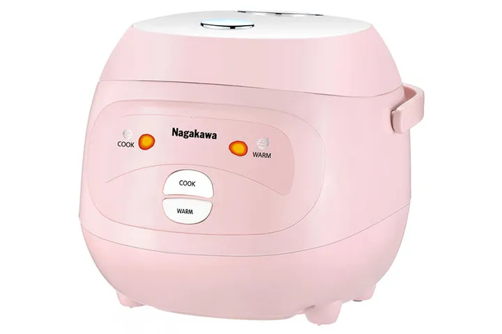 Nồi Cơm Điện Cơ Nagakawa NAG0134 1L - Thiết Kế Nhỏ Gọn, 2 Chế Độ Nấu, Lòng Nồi Chống Dính, Nấu Cơm Ngon Hơn
