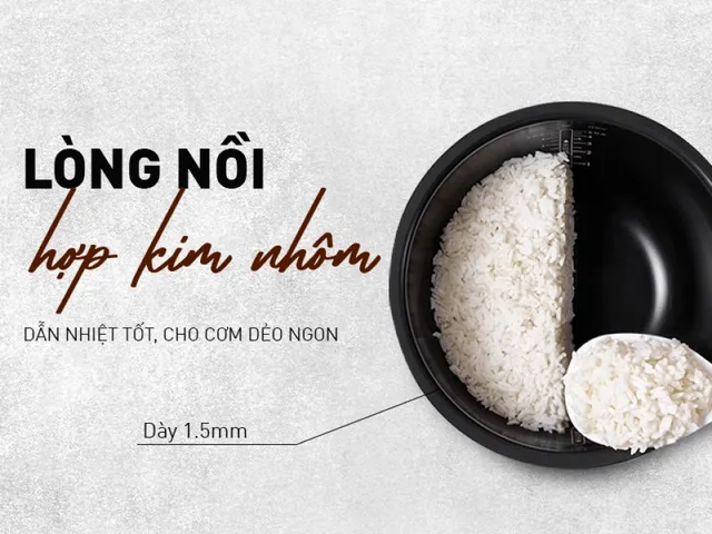 Nồi Cơm Điện Đa Năng Nagakawa NER5556 1.8L 850W - 10 Chế Độ Nấu, Lòng Chống Dính, Hẹn Giờ 24h - Tiện Lợi Cho Gia Đình 4-6 Người