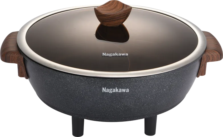 Nồi Lẩu Điện 2 Ngăn Nagakawa NAG1906 1500W - Đa Chức Năng Nấu Lẩu, Xào, Luộc Tiết Kiệm Thời Gian và Điện Năng